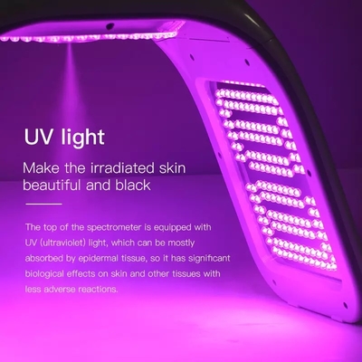 5D Collagen  Led Light Therapy Facial Beauty  Machine For Face Steam Hot Nano Spray Anti Aging Led Facial Mask