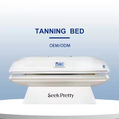 2025 New Hot Sell Horizontal Solarium Sunbed Tanning Machine Beauty Salon Light Therapy Device for Whole Body Tan Beauty Skin Care Combines UVA and UVB for Sale Salon Bronzing Machine.