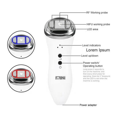 Portable 4Mhz Anti Wrinkle Device For Home Use