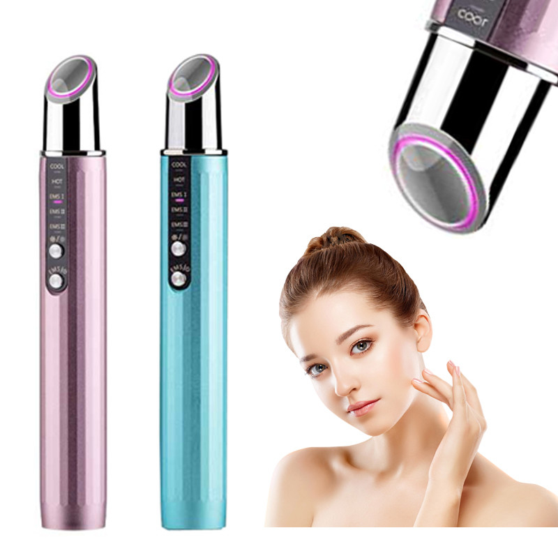 Mini Electric Portable Vibrating Eye Massager Pen Face Tool Anti Wrinkle Anti Aging Randomly Improve Eye Puffiness