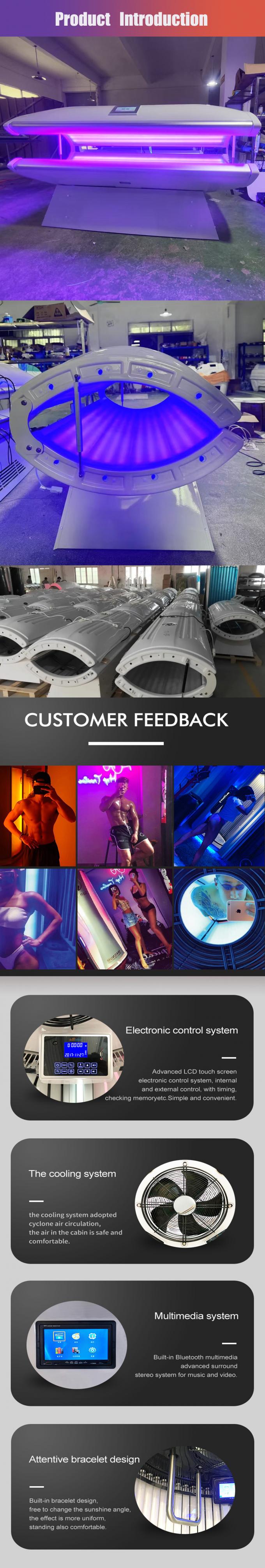2025 New Hot Sell Horizontal Solarium Sunbed Tanning Machine Beauty ...